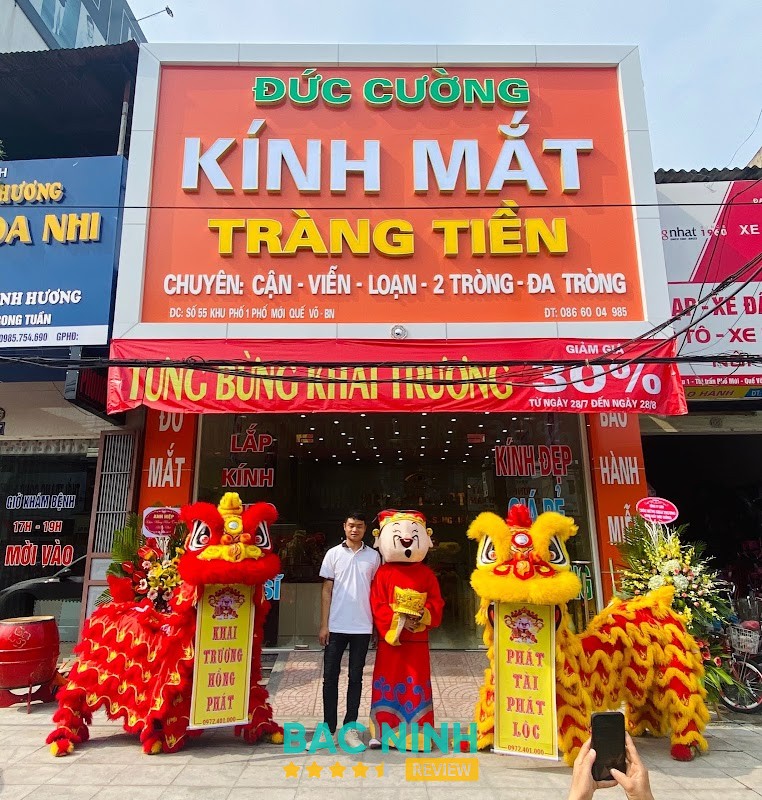 KÍNH MẮT TRÀNG TIỀN - ĐỨC CƯỜNG - QUẾ VÕ Bắc Ninh