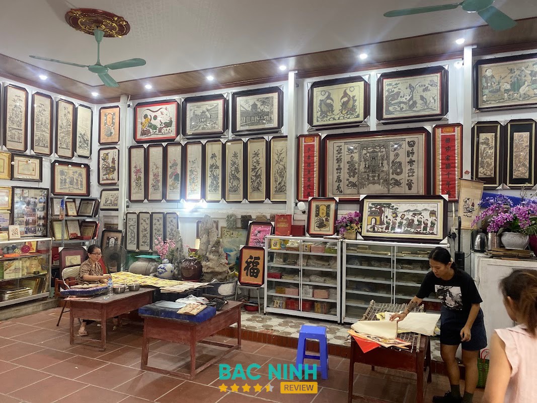 Tranh Đông Hồ- Nghệ nhân ưu tú Nguyễn Thị Oanh – hình ảnh 2