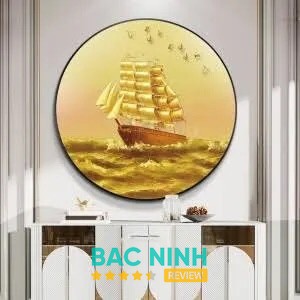 Tranh tráng gương đính đá led Bắc Ninh – hình ảnh 2