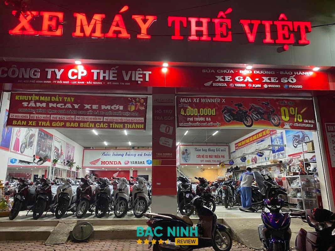 Cửa Hàng Xe Máy Thế Việt Lục Nam