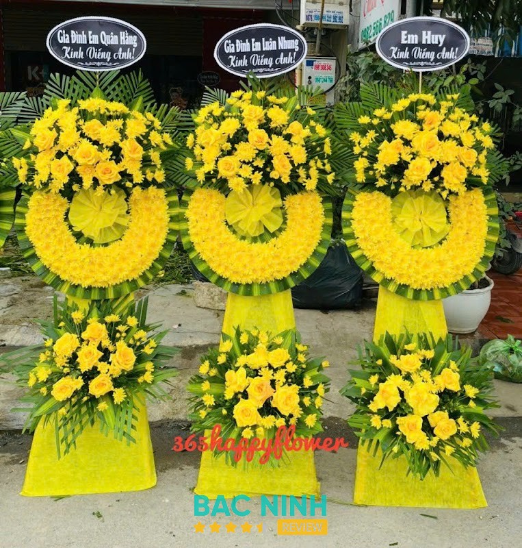 365HappyFlower Vòng Hoa Đám Tang Hoa Viếng TP Từ Sơn – hình ảnh 2