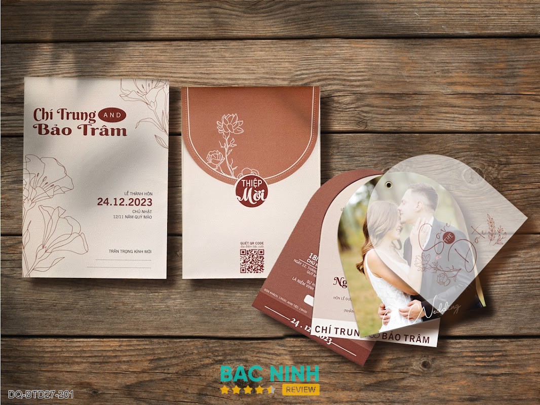 Thiệp cưới đẹp Bắc Ninh – hình ảnh 3