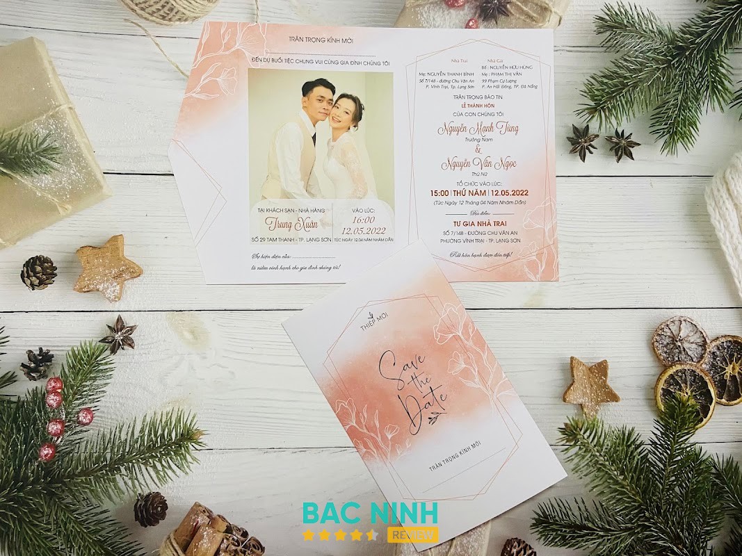 Thiệp cưới Happy Time Bắc Ninh