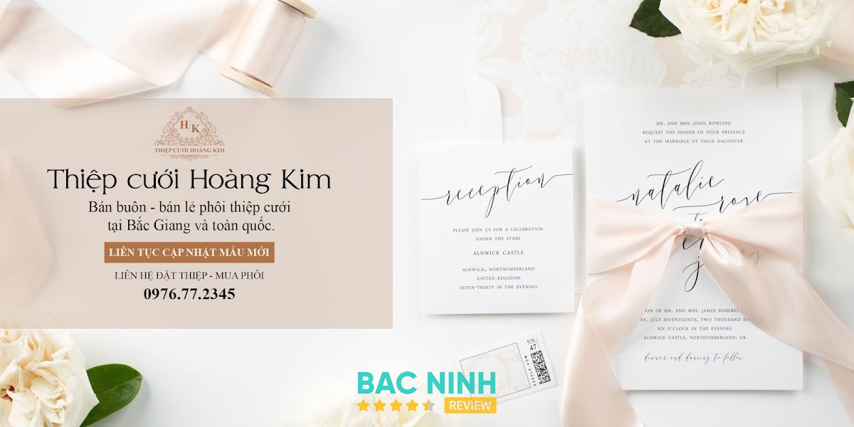 Thiệp cưới Hoàng Kim Bắc Ninh