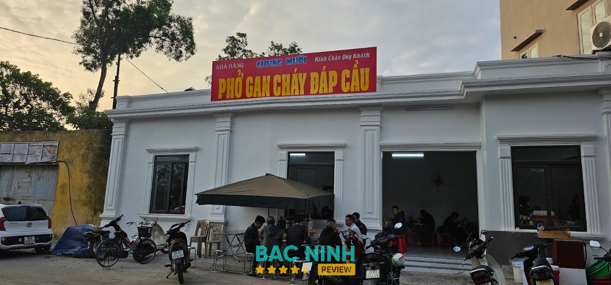 Chung Mười Phở gan cháy Vũ Ninh