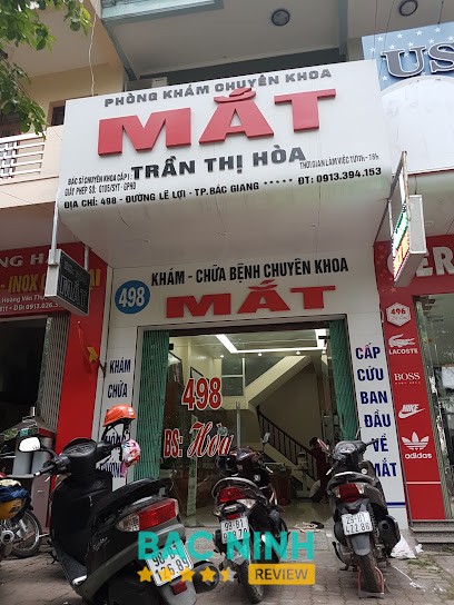 Phòng Khám Mắt BS Trần Thị Hòa tại 498 Lê Lợi