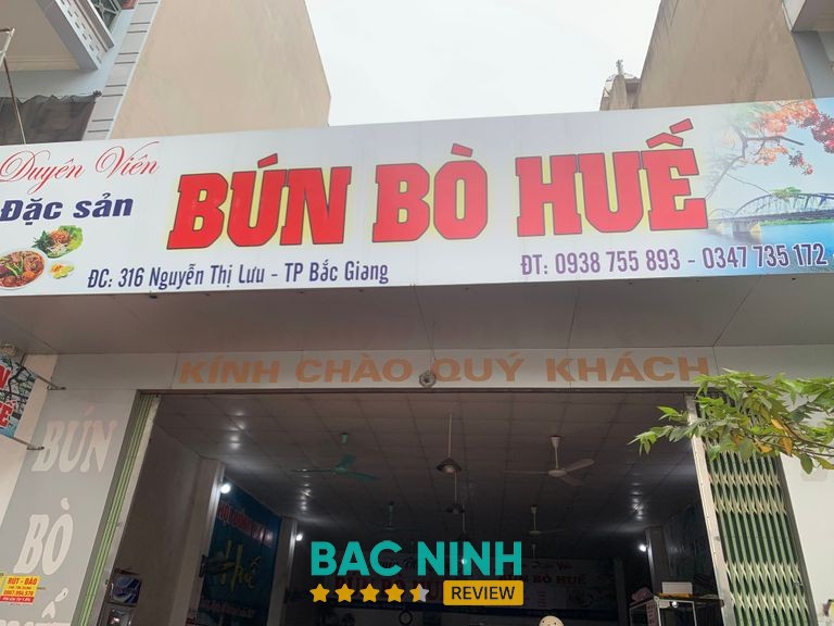 Bún Bò Huế Duyên Viên Bắc Giang