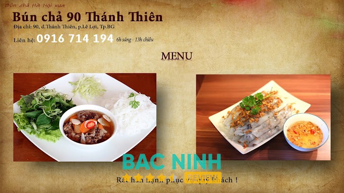 Bún chả Bắc Giang 90 Thánh Thiên – hình ảnh 3