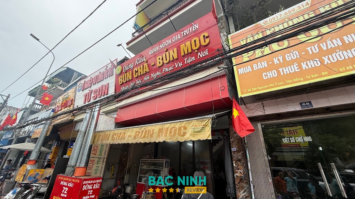 Bún chả Dũng Râu 72 Trần Phú Từ Sơn
