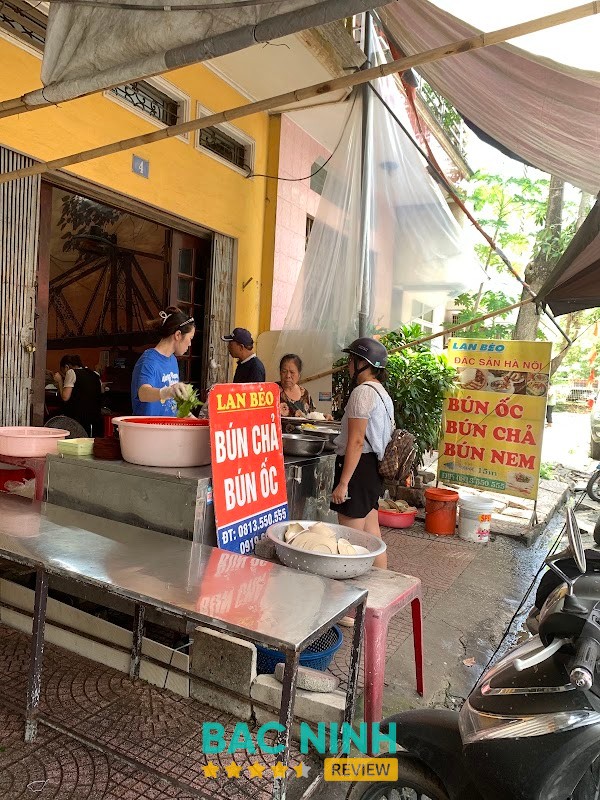 Bún chả bà Lan Béo Kinh Bắc