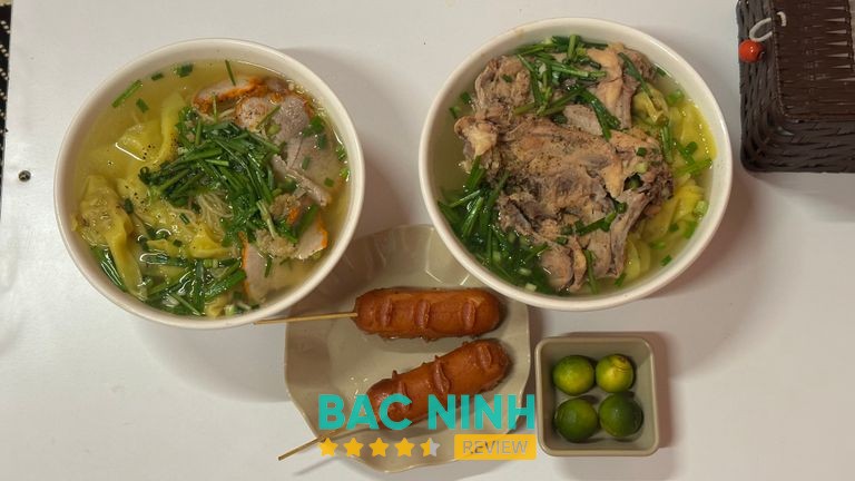 Hình ảnh món ăn tại Súp Cua Hủ Tiếu Hoành Thánh Bắc Giang