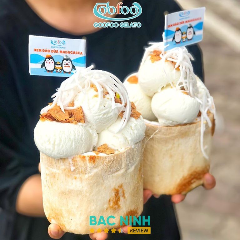 Goofoo Gelato TP Bắc Ninh - Kem Đảo Dừa – hình 3