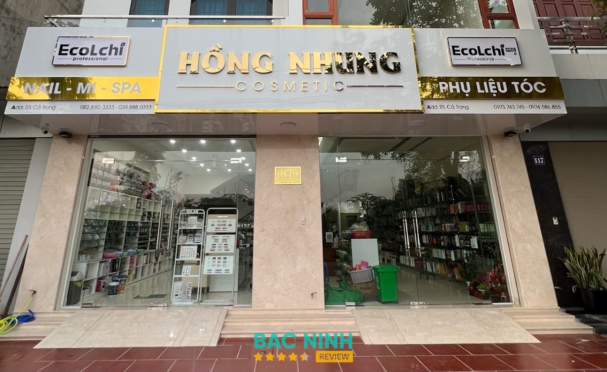 Mỹ phẩm Hồng Nhung ( Phụ Liệu Tóc- Nail - Mi ) Bắc Giang