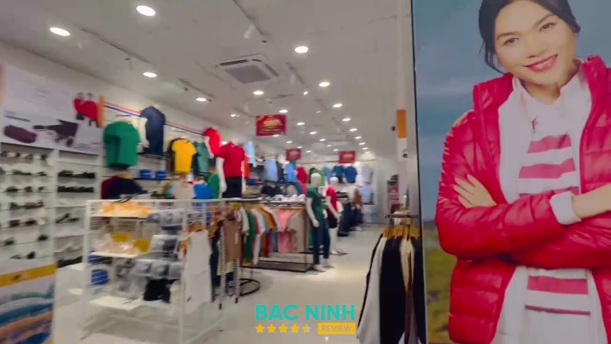 Không gian mua sắm tại YODY Bắc Ninh