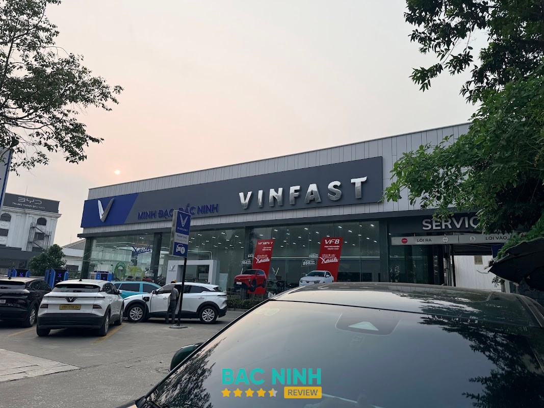 Khu vực trưng bày VinFast Minh Đạo Bắc Ninh