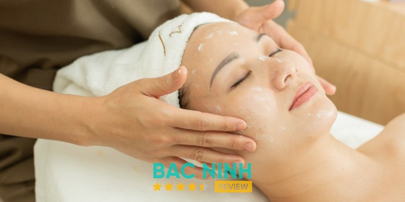 Hình chăm sóc da tại Spa Thiên An
