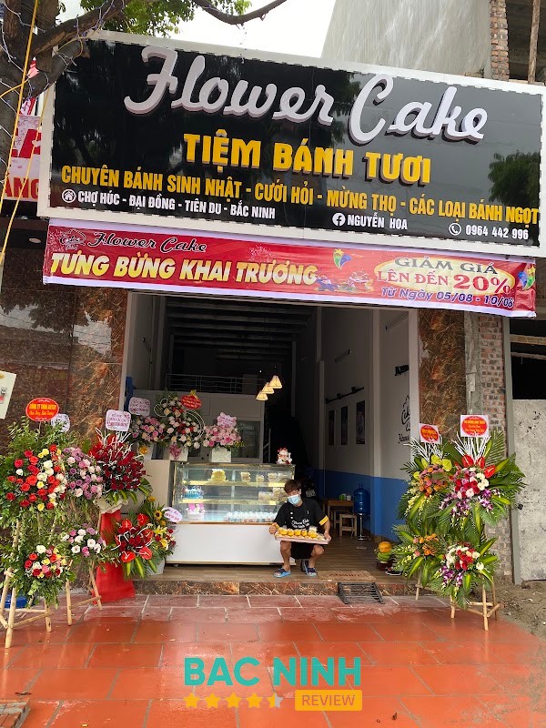 Flower Cake – Tiệm bánh sinh nhật, hoa sáp, hoa nhũ