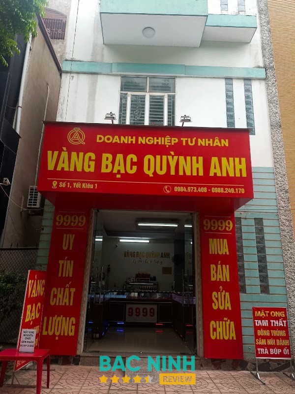 Vàng bạc Trang sức Quỳnh Anh Bắc Giang