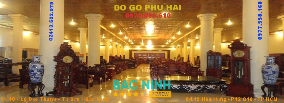 Sản phẩm Đồ gỗ Mỹ nghệ Phú Hải